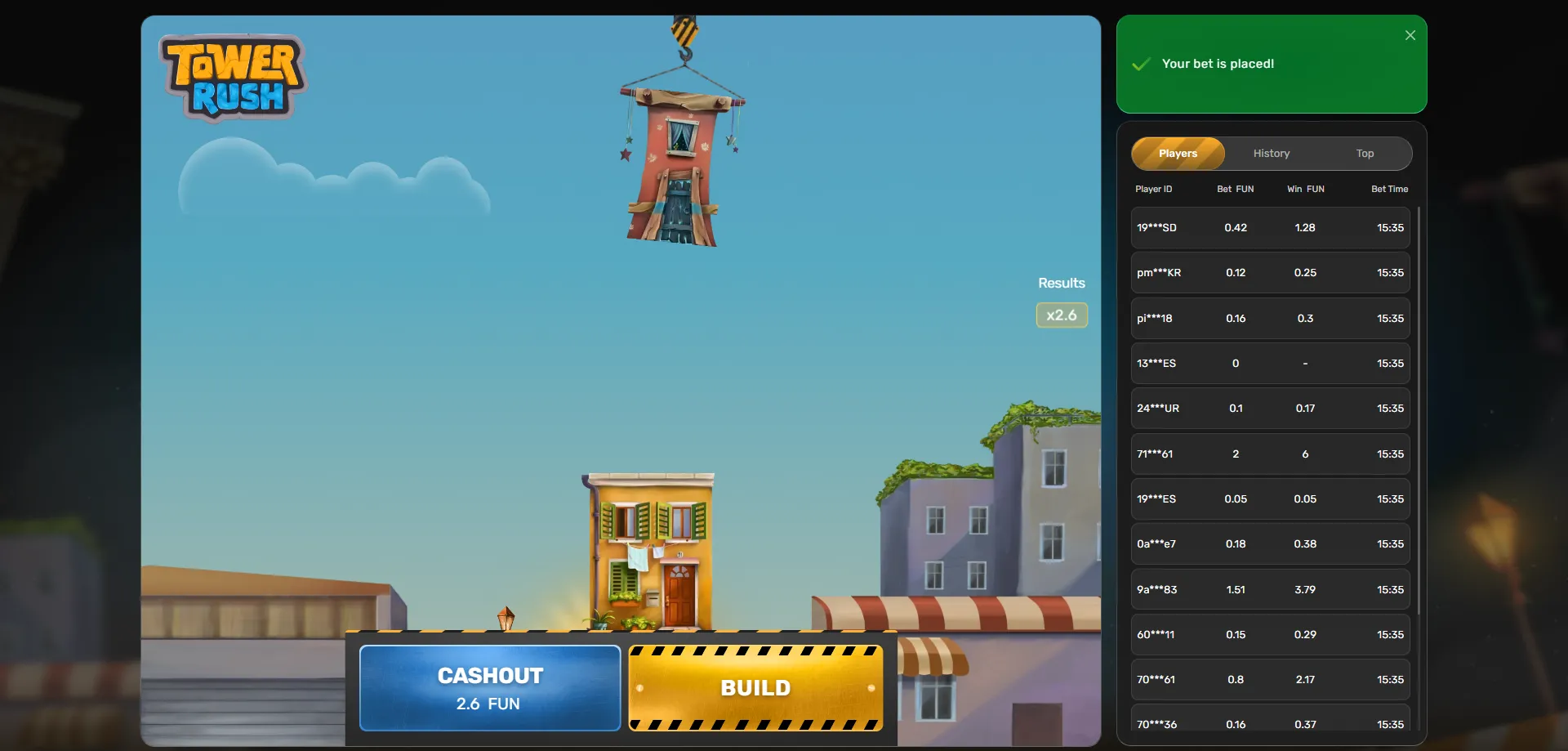 لعبة tower rush 1xbet على منصة وان اكس بيت العربية