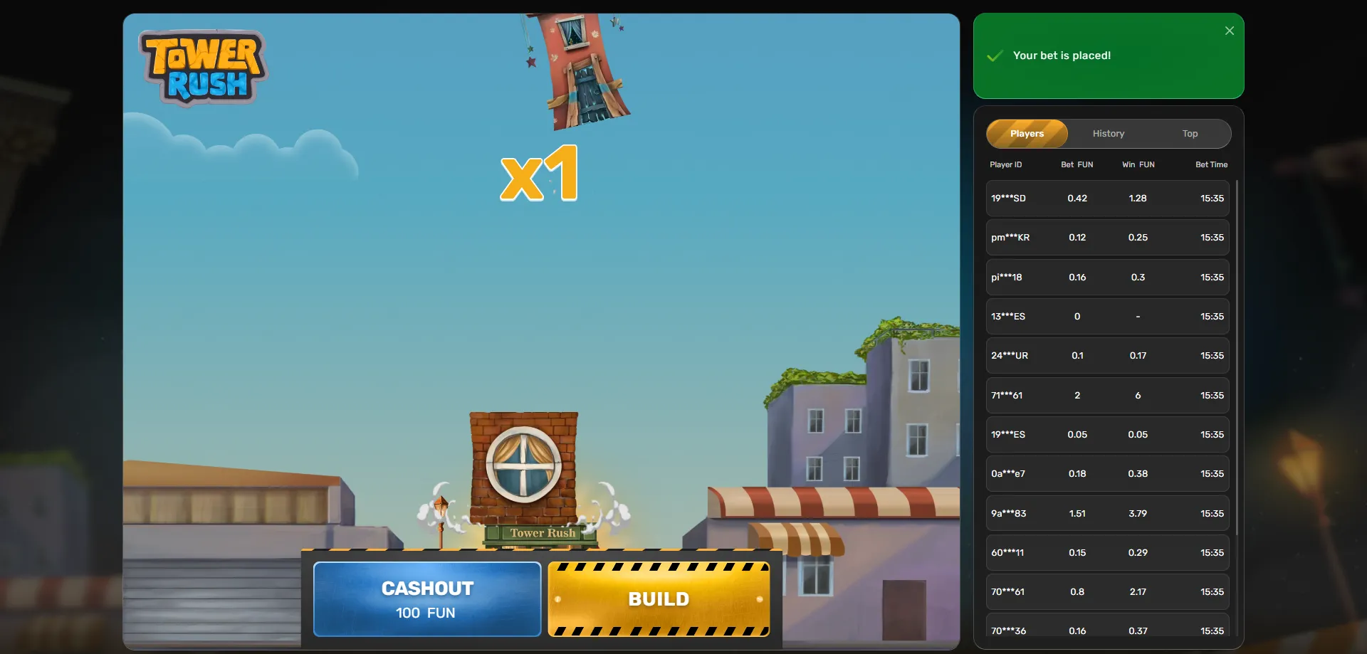 جرّب tower rush مجاناً — نسخة ديمو بدون إيداع